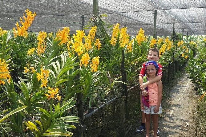 2-hour SUNSET Canal Tour + FOODS Tasting with Tour Guide - Orchid farm photo time: why it’s not random