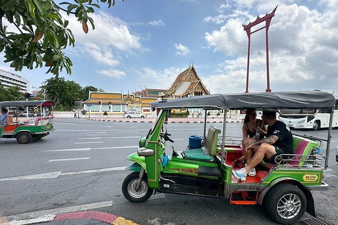 2 Hours TukTuk Adventure Bangkok Highlights - Pak Klong Talad flower market: smells, colors, and fast local rhythm