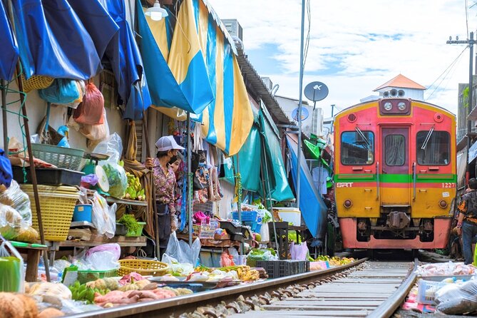 Amphawa Floating Market & Maeklong Railway Train Market Tour - Maeklong Railway Market: the train spectacle you cannot fake