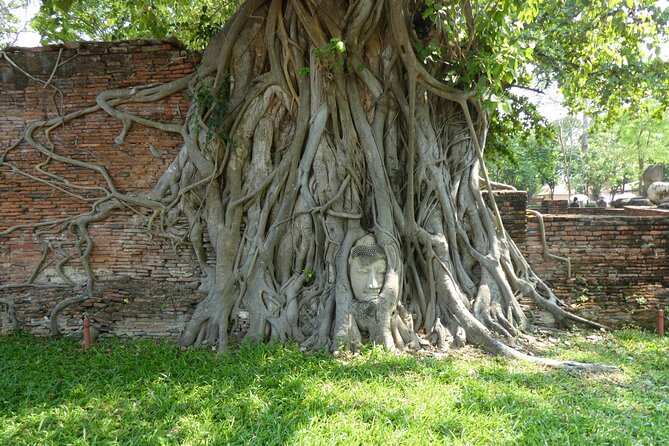 Ayutthaya Famous Temple & Scenic Boat Tour From Train Station - Wat Yai Chai Mongkhon: Big Chedi Energy and Peaceful Buddha Rows