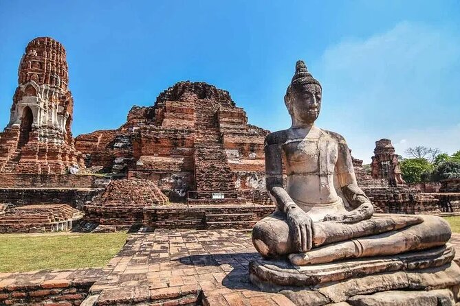 Ayutthaya Guided UNESCO Heritage Tour Including Lunch & Transfers - Wat Mahathat: The Tree Roots Buddha Head Moment