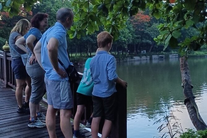 Bamboo Bicycle Tour in twilight: watch dancing Fireflies in Bangkok - Picking Up Your Bike, Getting Safety Checks, and Riding in Night Light