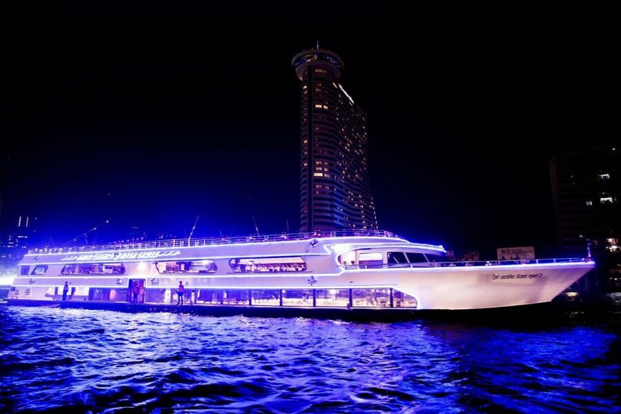 Bangkok: 2-Hour Dinner & Shows on White Orchid River Cruise - Top deck vs air-conditioned decks: how to pick your vantage point