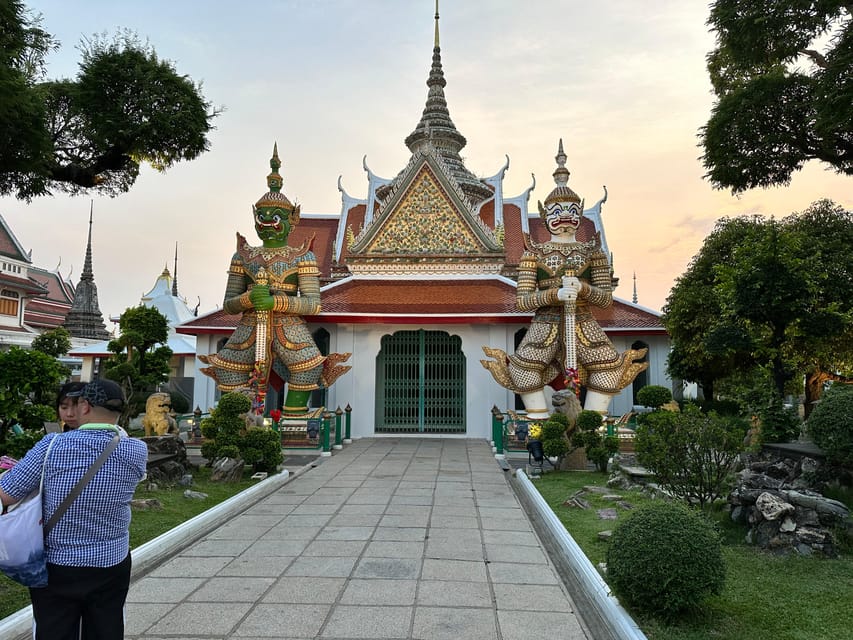 Bangkok: A 4 Hours Tuk Tuk Sightseeing Tour Iconic Landmarks - Ferry and Temple of the Dawn outside: a short break from the road