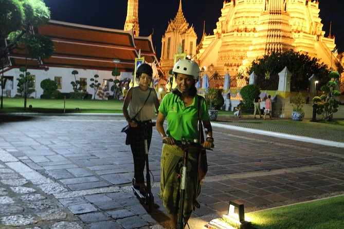 Bangkok at Night by Electric Scooter - Scooter Time, Real Safety, and a Group That Stays Together