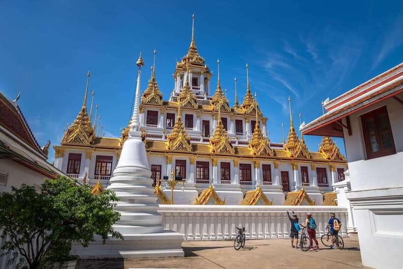 Bangkok: Backstreets and Historic Temples Bike Tour - Thonburi Train Depot Stops, Steam-Era Machines, and Bronze Bowls (If Open)