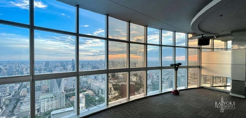 Bangkok: Baiyoke Sky Hotel Observatory Entry Ticket & Drink - 77th Floor Observation Deck: where you get your bearings fast