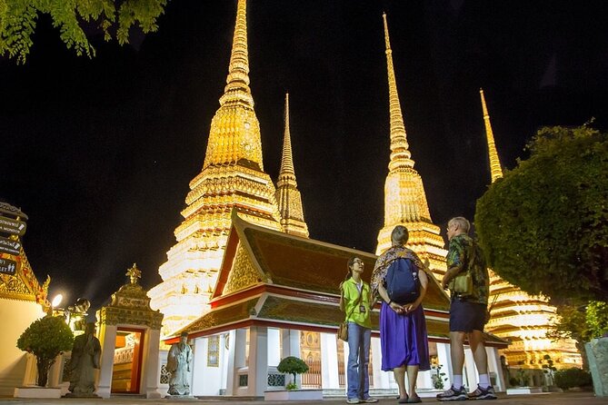 Bangkok Best Midnight Food Tour by Tuk Tuk - Flower market, temple pause, and a bar stop