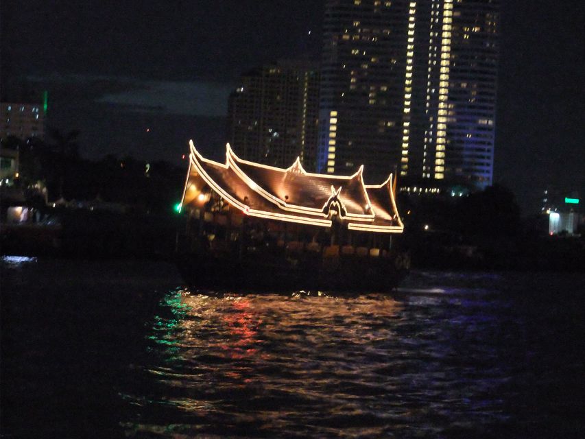 Bangkok by Night Cycling Tour with Street-food Meal - Skyline, Memorial Bridge, and the Grand Palace Area at Night