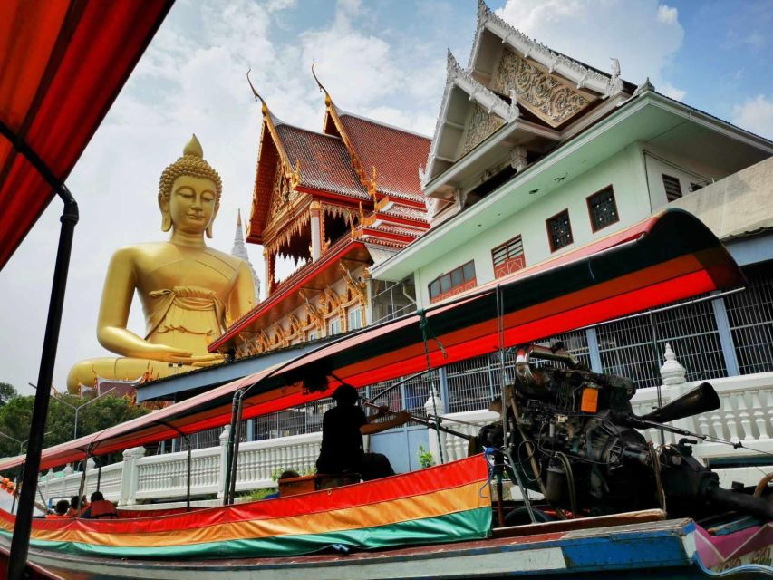 Bangkok: Canal Boat Tour, Big Buddha & Artist's House - The large seated Buddha: why the canal view is the point