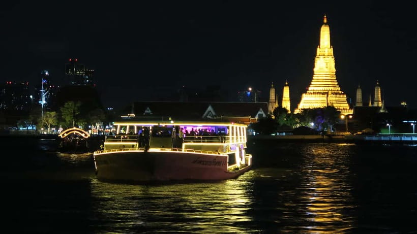Bangkok: Chao Phraya Princess Dinner Cruise & Hotel Transfer - Key points to know before you go