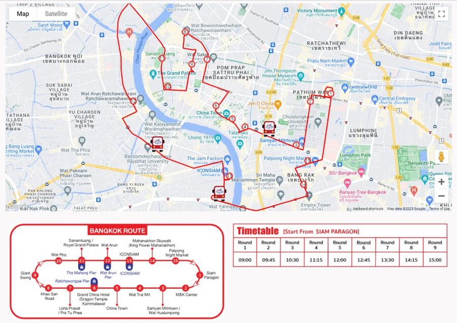 Bangkok: City Sightseeing Hop-On Hop-Off Bus Tour - Getting on board: departures and how vouchers actually work