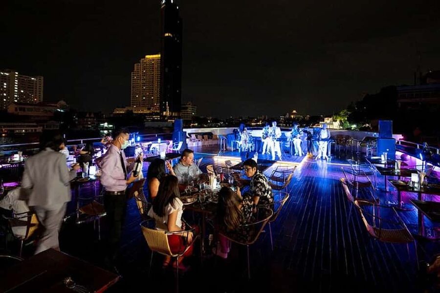 Bangkok: Evening Dinner Cruise with Live Music Chao Phraya - How check-in and optional transfers work near River City Bangkok