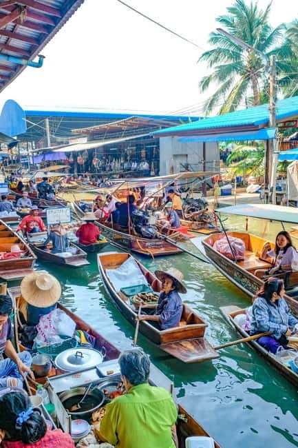 Bangkok: Famous Markets and Dragon Temple Guided Day Tour - Damnoen Saduak Floating Market: boat ride plus the right kind of chaos