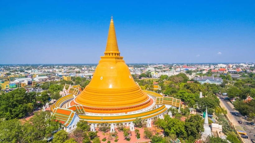 Bangkok: Floating Market, Phra Pathom Pagoda & Cafes Tour - After the Rain Coffee & Gallery and Bubble in the Forest Cafe