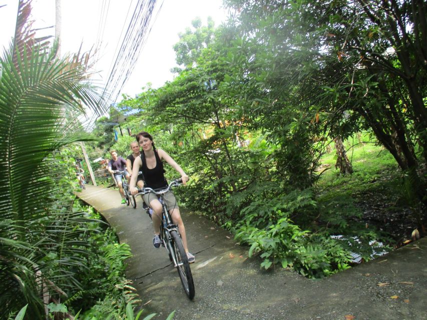 Bangkok Full-Day Bike Tour with Boat Transfer and Lunch - Crossing the Chao Phraya by longtail boat (with your bikes handled)