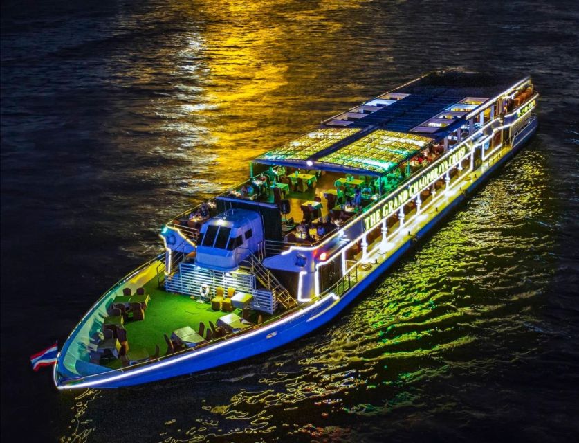 Bangkok: Grand Chao Phraya Dinner Cruise with Live Show - Key things to know before you go
