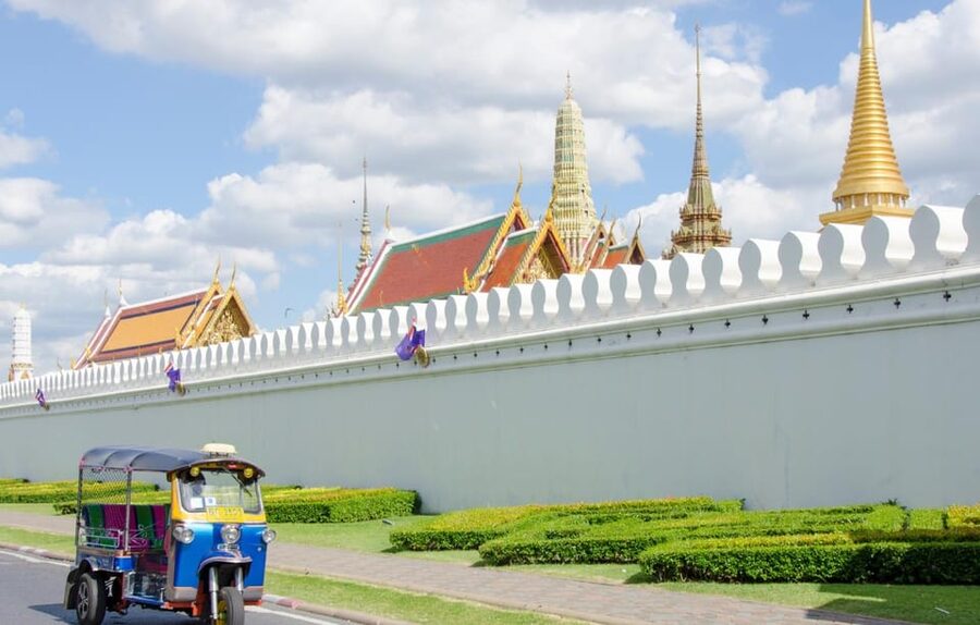 Bangkok: Guided Tour in a Typical Thai Tuk-Tuk - Wat Arun from across the river: the skyline moment that makes Bangkok look cinematic