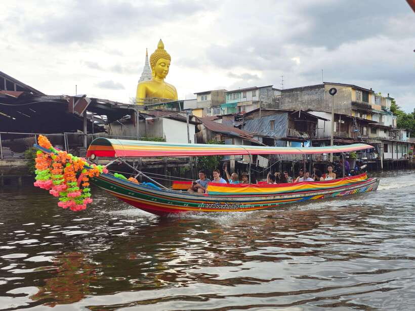 Bangkok Long Boat Canal a Big Buddha & Culture Markets Tour - Village Life Walk on Klong Bangluang, Between Wat Kampeng and Wat Kuhasawan