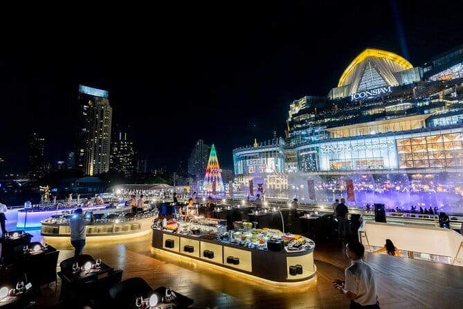 Bangkok Opulence Chao Phraya River Dinner Cruise from ICONSIAM - The 3-deck ship: where your photos and atmosphere will come from