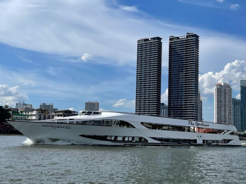 Bangkok: Opulence Luxury Chao Phraya Dinner Cruise - The Chao Phraya views: Where the sights show up best
