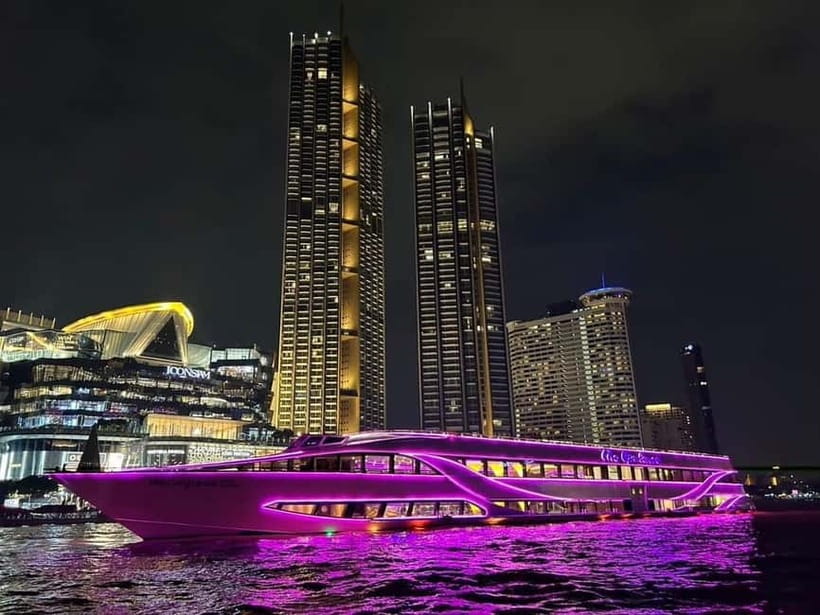 Bangkok: Opulence Luxury River Dinner Cruise - Entering Bangkok by Water, from ICONSIAM Pier