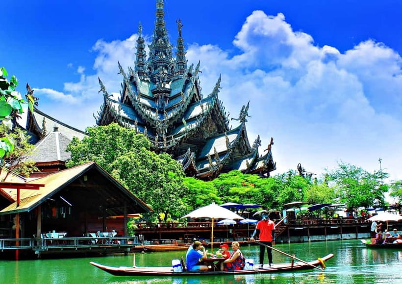 Bangkok: Pattaya Truth Sanctuary Guided Tour & Coral Island - Khao Phra Tamnak viewpoint stop for Pattaya photos