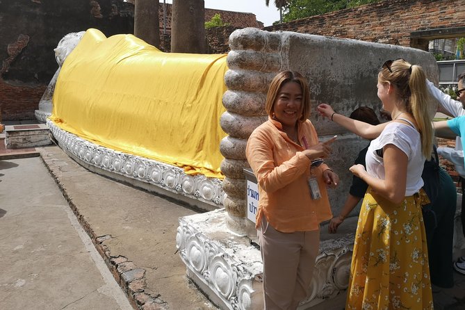 Bangkok: Private Ayutthaya and Bang Pa-In Summer Palace Tour - Wat Yai Chaya Mongkol by the river: 500-year-old ruins with calmer vibes