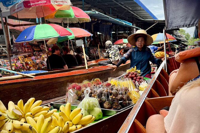 Bangkok: Private Floating Market and Train Market - Damnoen Saduak Floating Market: Boats, Produce, Snacks, and Craft Stops