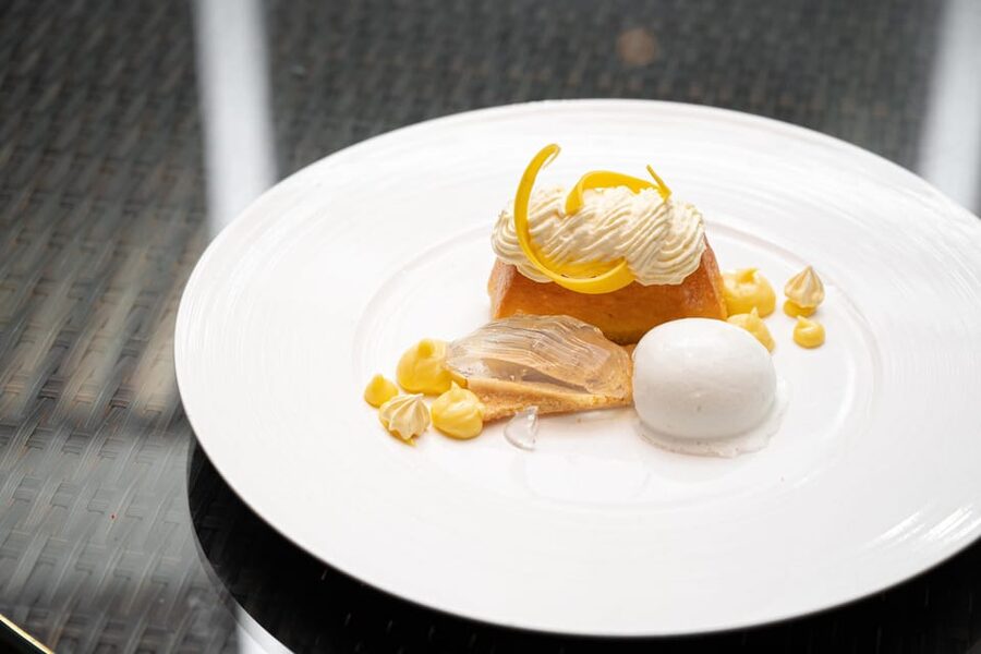 Bangkok: Red Sky Rooftop & Bar 56th Floor - The Food Situation: International Flair, but Order Smart