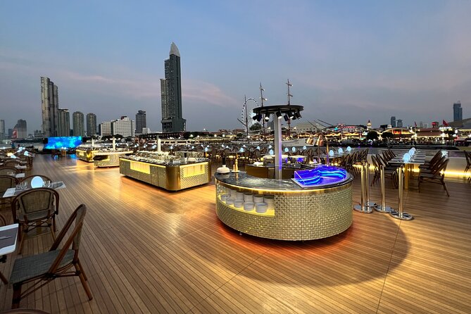 Bangkok Royal Galaxy Chao Phraya River Dinner Cruise - The route plan: from Icon Siam to Wat Arun to the Royal complex