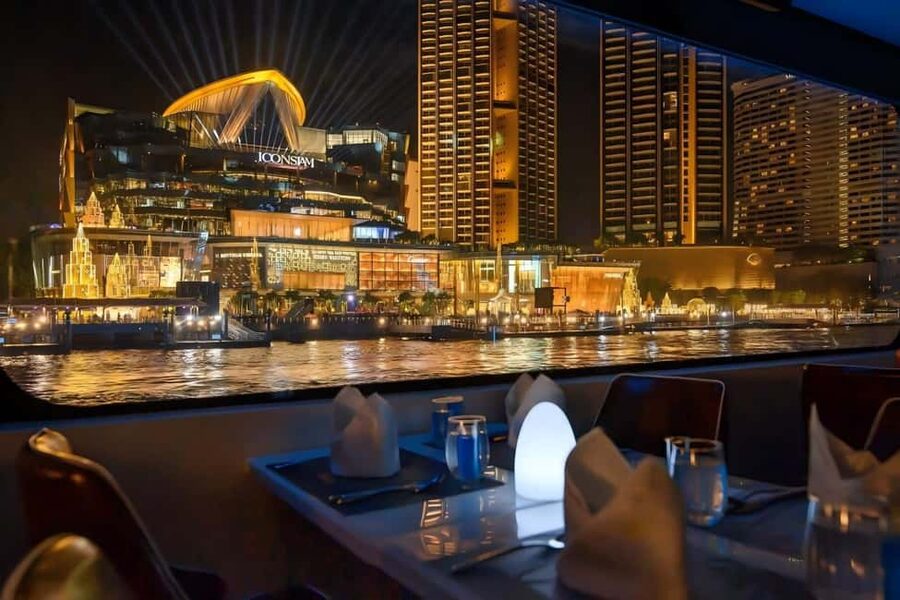 Bangkok: Royal Princess Cruise with Buffet Dinner & Show - Royal Princess on the Chao Phraya, what $52 buys at night