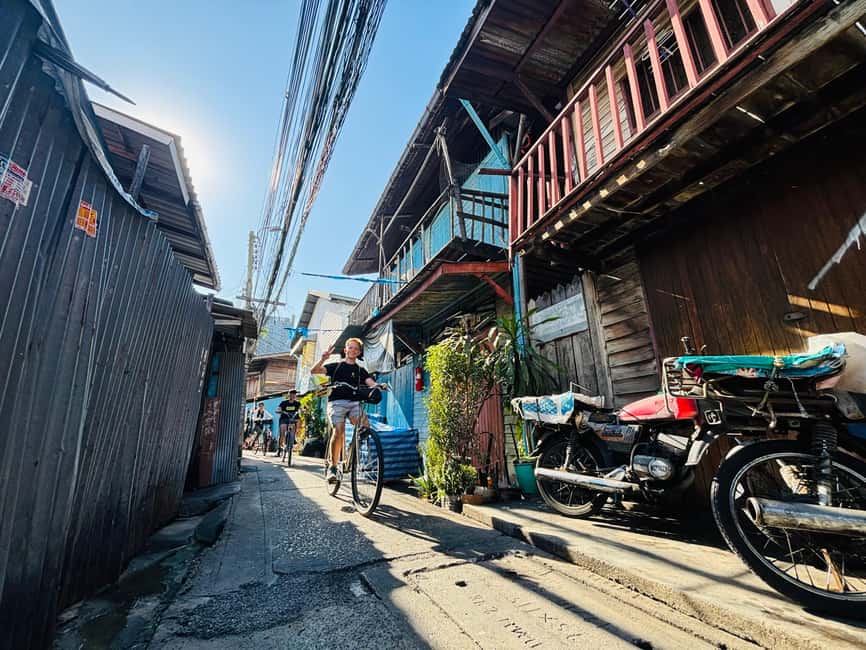 Bangkok: Temples, Canals & Local Life Bike Tour - Key highlights that make this tour worth your morning or afternoon