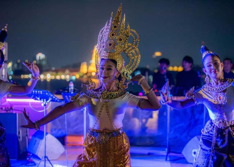 Bangkok: The Newest Luxury 5-Star Bangkok Chao Phraya Cruise - What you will see on the river at night