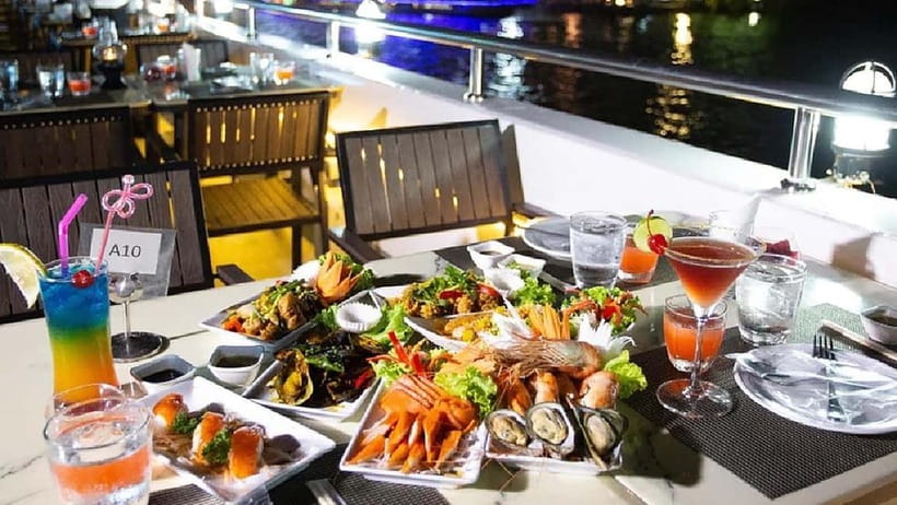 Bangkok:The Planet Sunset&Dinner Cruise on Chao Phraya River - A New 3-Deck Cruise With Rooftop Views