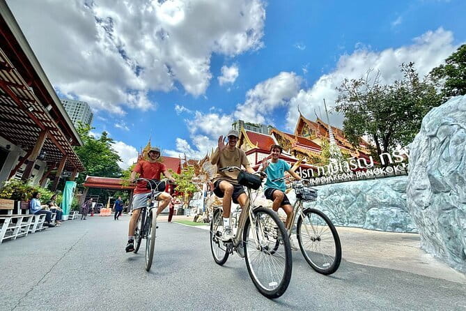 Bangkok Thonburi Backstreets and 3 Peaceful Temple Bike Tour - Key highlights to know before you go