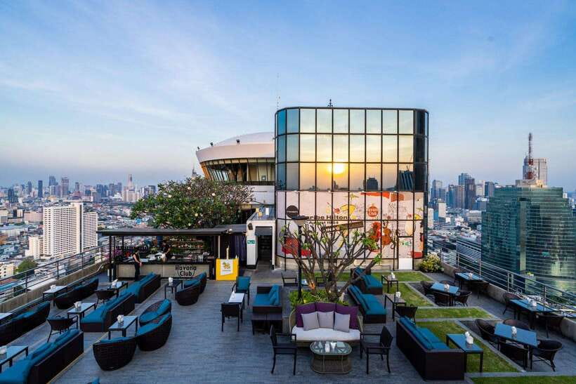 Bangkok: ThreeSixty Rooftop Bar at Millennium Hilton - ThreeSixty at the Millennium Hilton: A Rooftop That Makes Bangkok Feel Close