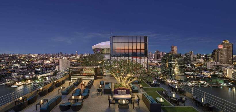 Bangkok: ThreeSixty Rooftop Bar at Millennium Hilton - Cocktails, Premium Wines, and Snack Packages That Actually Fill You