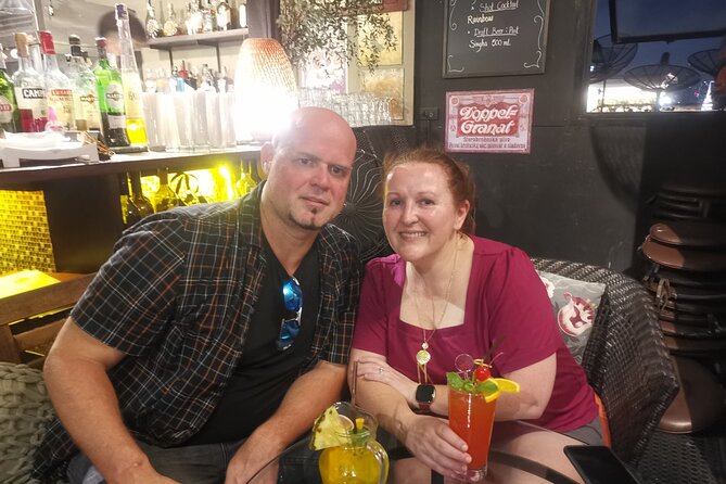 Bangkok Tuk Tuk Food Tour By Night - Rooftop bar finale near the river: Wat Arun views and night photos