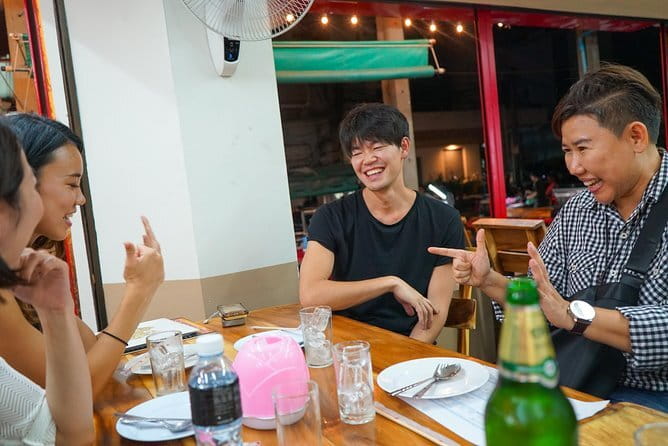 Bangkok Tuk Tuk Night Tour with food & drinks in Siam & Silom - Siam Open-Air Restaurant: Thai Dishes and a First Toast