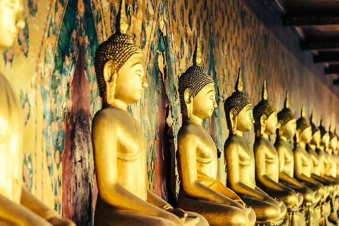 Bangkok Tuk Tuk Walk & Temple Tour With Wat Pho, Arun & Traimit - Transport Mix: Tuk Tuk, BTS, and Boats Without Chaos