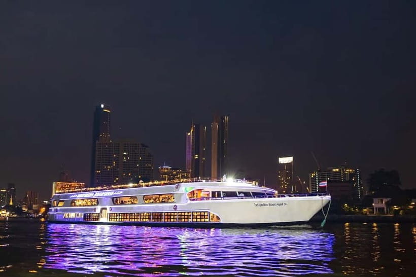 Bangkok: White Orchid Chao Phraya Cruise, Thai Buffet & Beer - Your 2-hour flow: buffet first, then performances, then river photos
