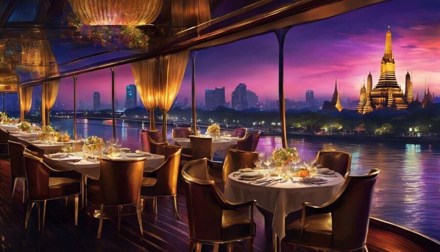 Bangkok: White Orchid Chao Phraya Dinner Cruise free Beer - Entering the Chao Phraya from ICONSIAM and Asiatique