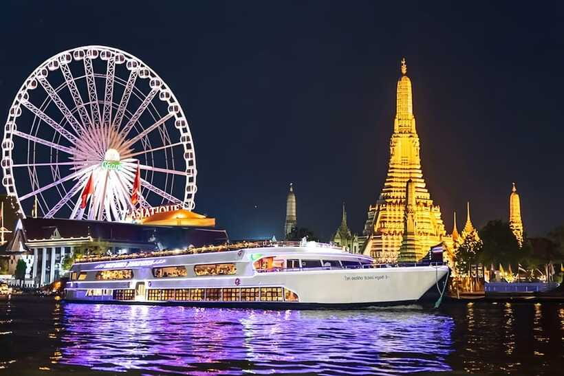 Bangkok: White Orchid Chao Phraya Dinner Cruise free Beer - Price and value: is $35 worth it for food, sights, and shows?