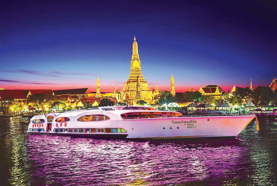 Bangkok: Wonderful Pearl Dinner Cruise and Live Performance - Pearl Cruise vibe: dinner, music, and a proper Bangkok night view