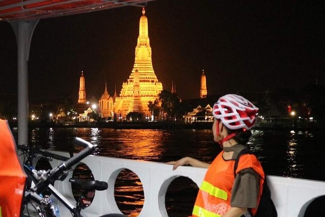Bike Bangkok at Night with Thai Dinner - Stop 1 and the Dinner Plan: Wat Mon Area in Thonburi