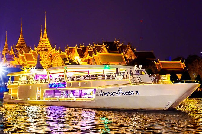 Chaophraya Princess Dinner Cruise in Bangkok with Hotel Pickup - The 2-Hour Chao Phraya Cruise: Bangkok After Dark From the Water