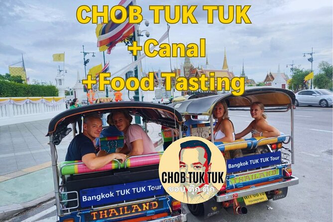 CHOB TUK TUK + Canal + Food Tasting - Ban Mo Market and the Bangkok electronics hub stop