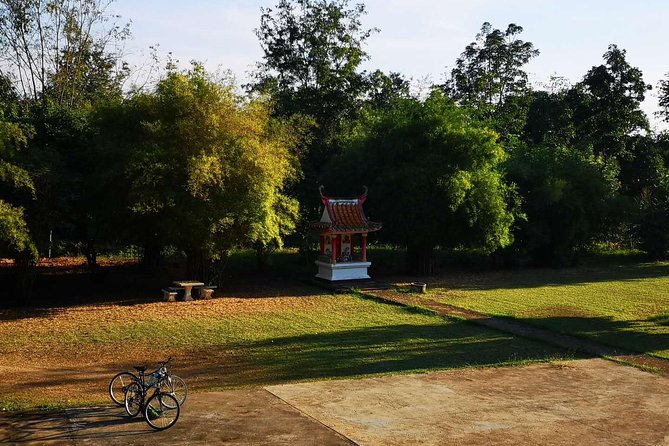 Cycling in rural Kanchanaburi area - Bikes, puncture support, and how logistics affect comfort