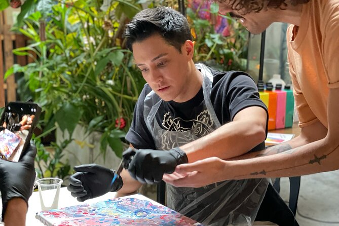 Davids head Art Workshop - The 3-hour flow from welcome to your finished keepsake